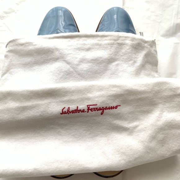 Ferragamo leather ballerina flats mules - Picture 5 of 8